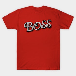 Boss | Typography T-Shirt